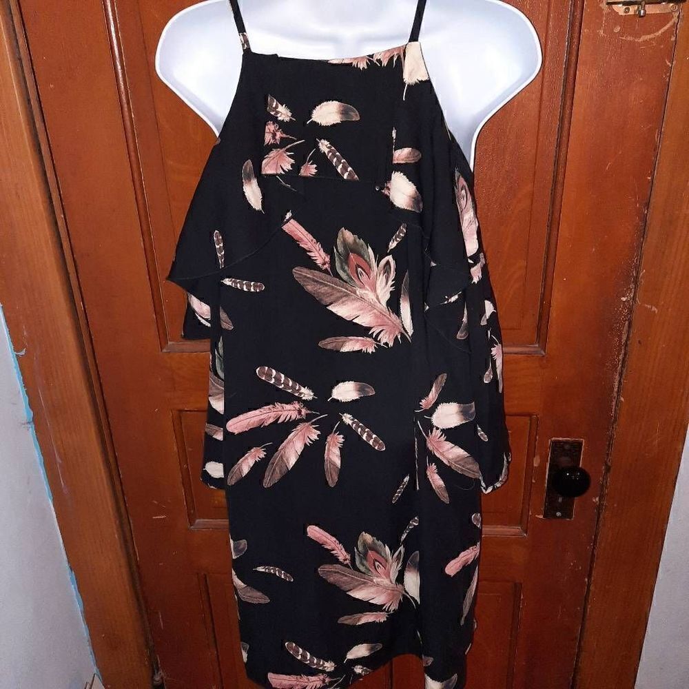 Altar'd State Feather Bay Cold Shoulder Dress - Picture 2 of 5